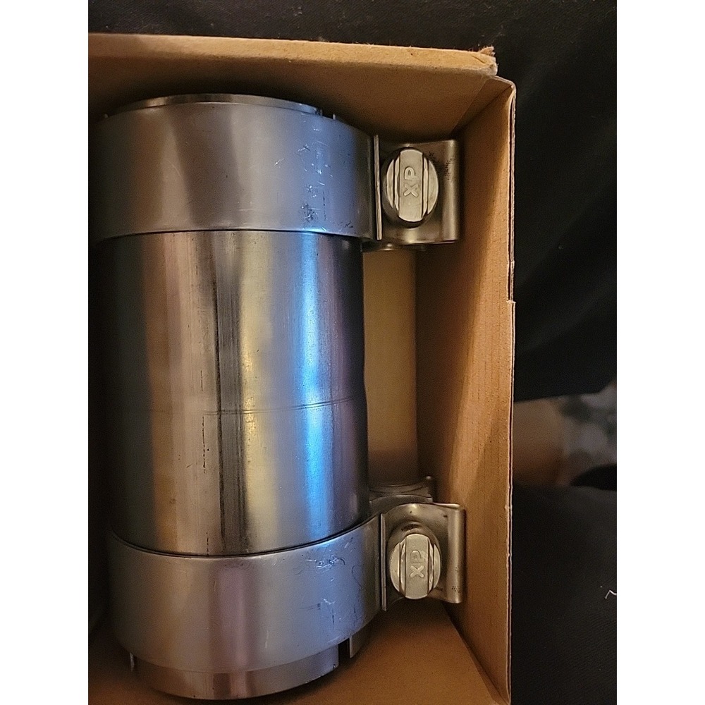 2.75 to 2.75 inch Exhaust Adapter with Clamp Stainless Steel, 2.75" - 2.75"